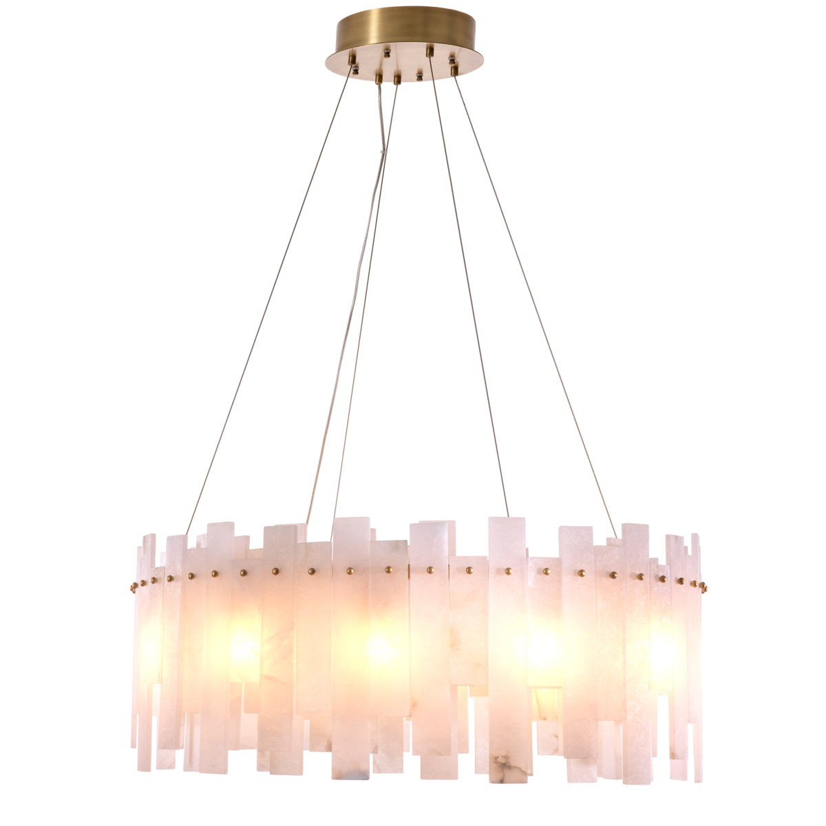 Alabaster Modern Chandelier Pizzorni