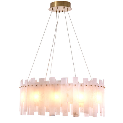 Alabaster Modern Chandelier Pizzorni