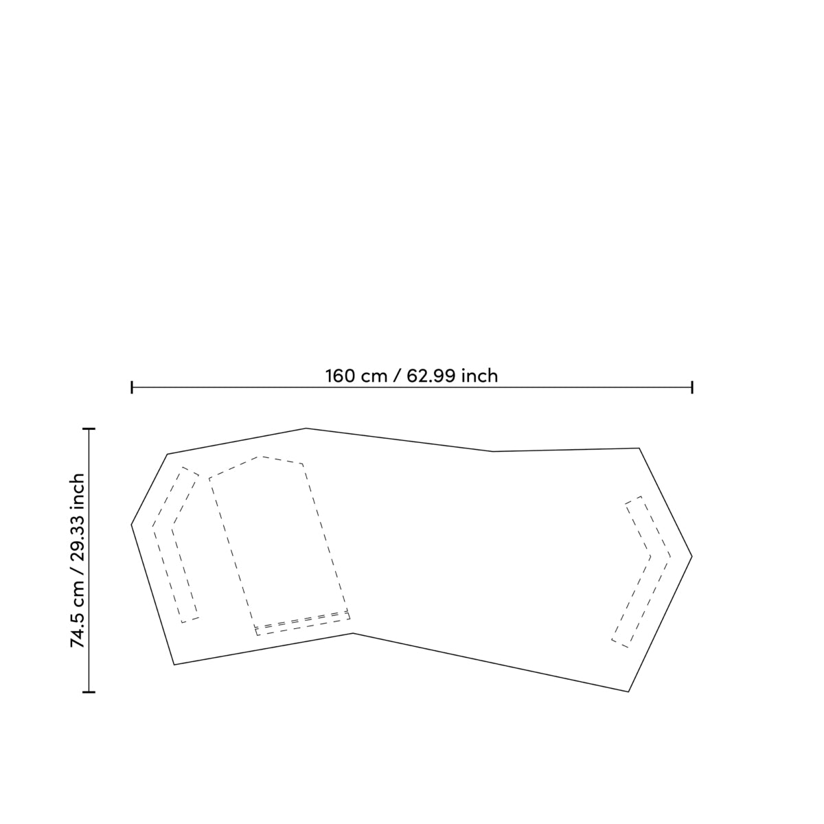Free-Form Wooden Desk Xenon | Cabothousefurniture.com
