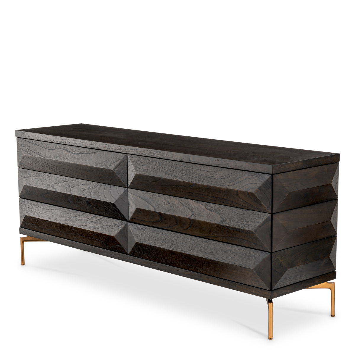 Brown Oak Drawer Dresser Denver | Cabothousefurniture.com