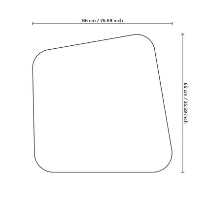 Glossed Maple Side Table Oracle | Cabothousefurniture.com