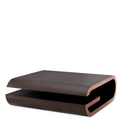 Brown Oak Coffee Table Galan | Cabothousefurniture.com