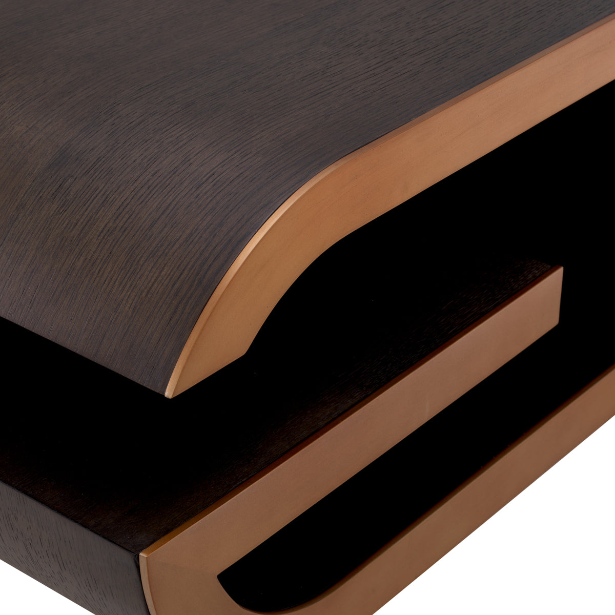 Brown Oak Coffee Table Galan | Cabothousefurniture.com