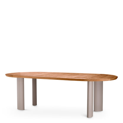 Oval Outdoor Dining Table Mogador | Cabothousefurniture.com