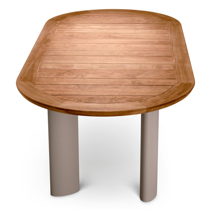 Oval Outdoor Dining Table Mogador | Cabothousefurniture.com