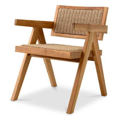 Wooden Outdoor Dining Armchair Kristo | Cabothousefurniture.com