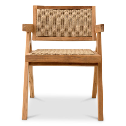 Wooden Outdoor Dining Armchair Kristo | Cabothousefurniture.com