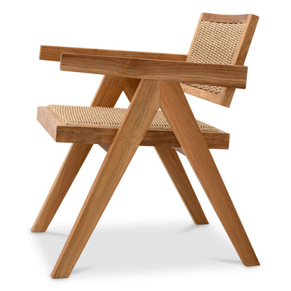 Wooden Outdoor Dining Armchair Kristo | Cabothousefurniture.com