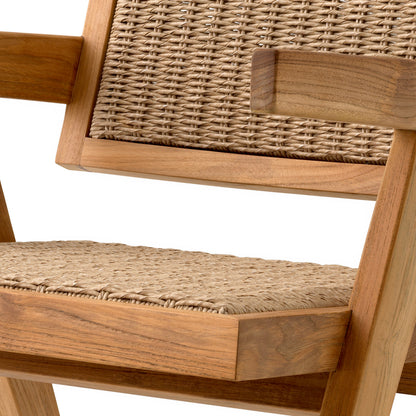 Wooden Outdoor Dining Armchair Kristo | Cabothousefurniture.com