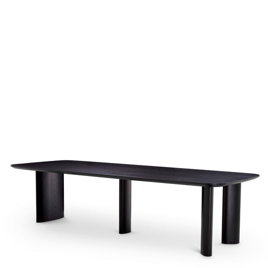 Black Rectangular Dining Table Harmonie | Cabothousefurniture.com