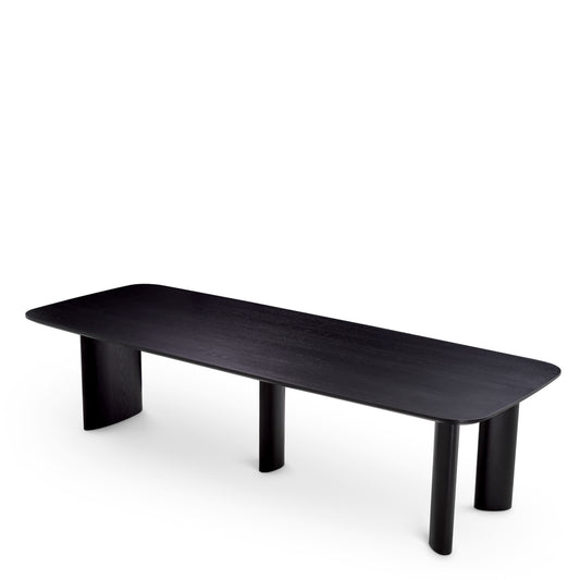Black Rectangular Dining Table Harmonie | Cabothousefurniture.com