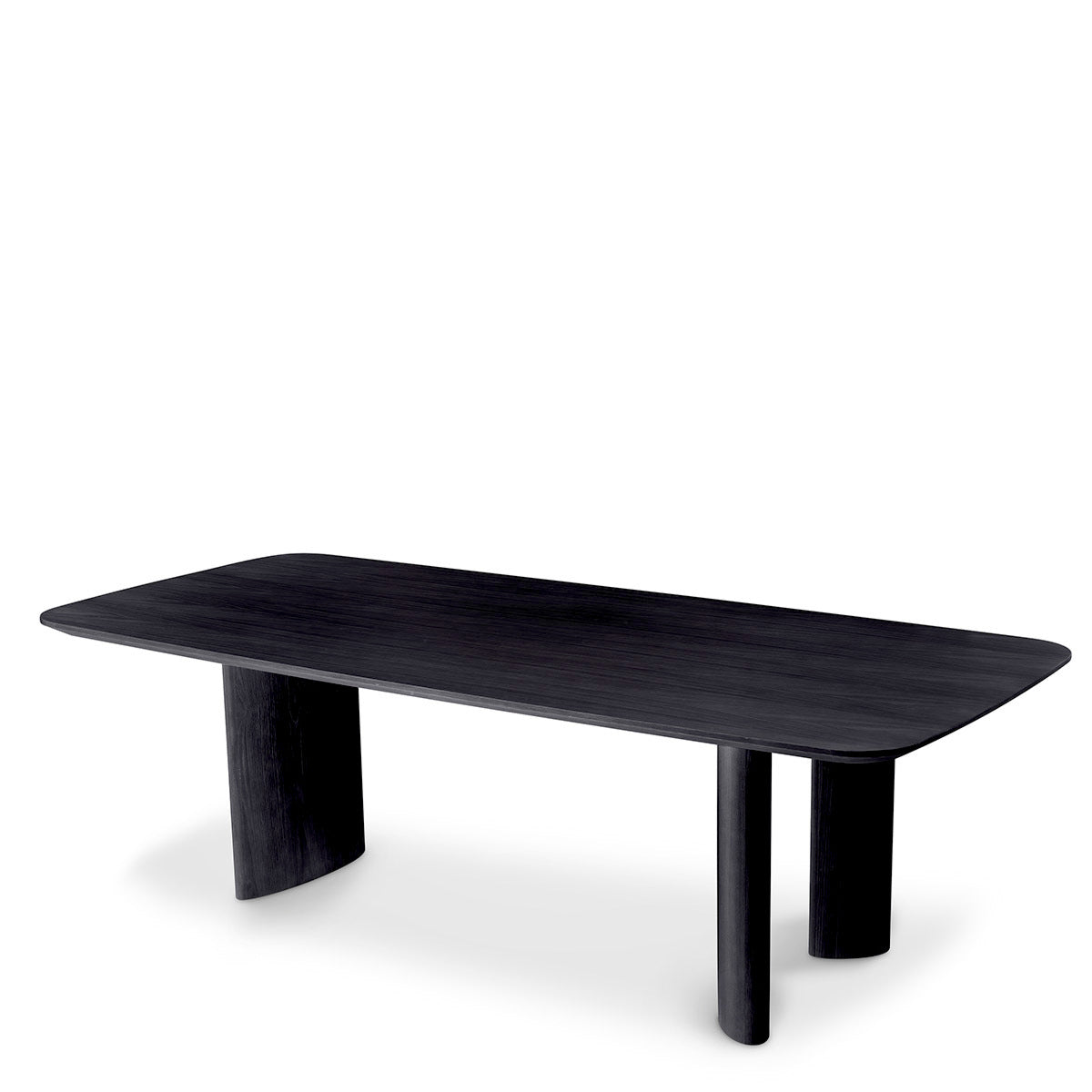 Black Rectangular Dining Table Harmonie | Cabothousefurniture.com