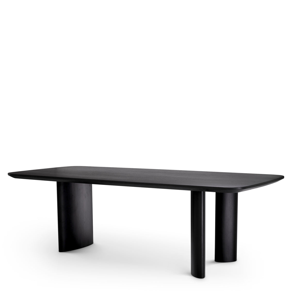 Black Rectangular Dining Table Harmonie | Cabothousefurniture.com