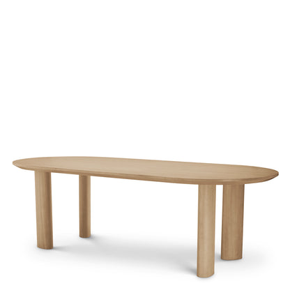 Oak Oval Dining Table S Mogador | Cabothousefurniture.com