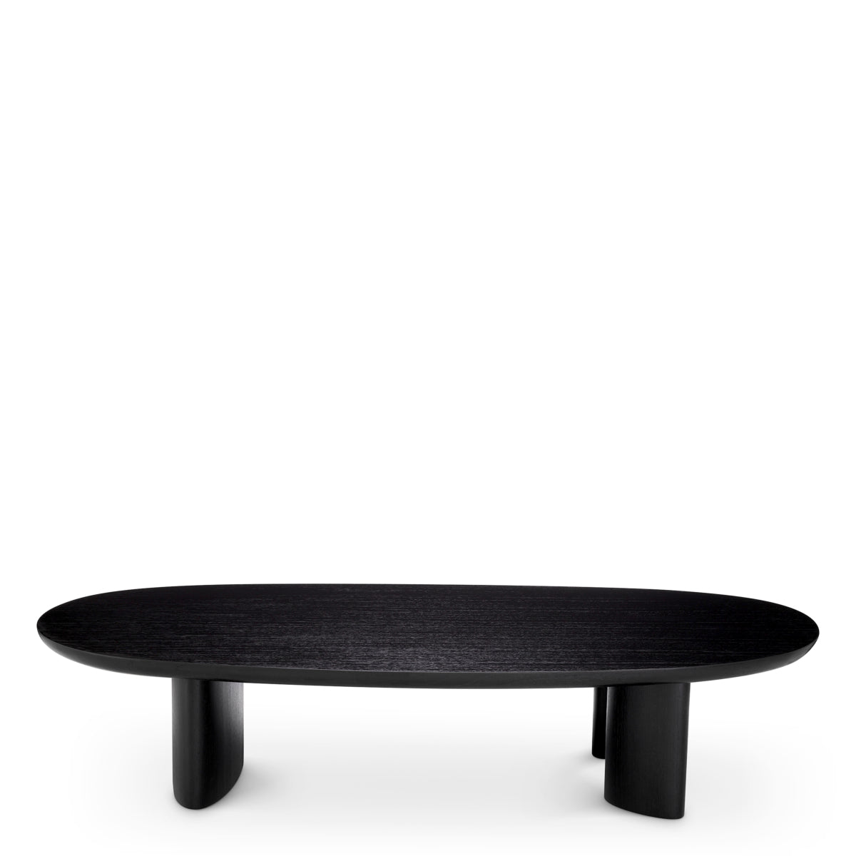Oak Oval Coffee Table Lindner | Cabothousefurniture.com