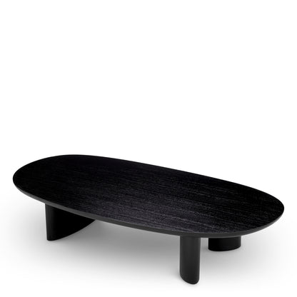 Oak Oval Coffee Table Lindner | Cabothousefurniture.com