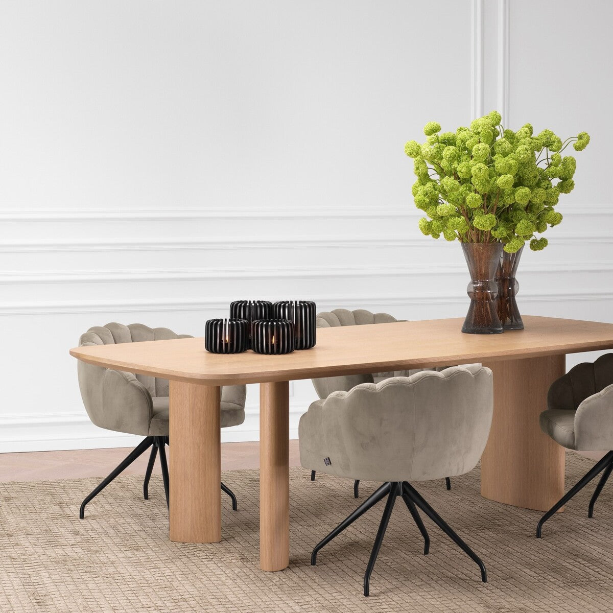 Vintage Iron Candle Holder Lapidos