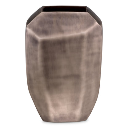 Matte Nickel Vase Linos