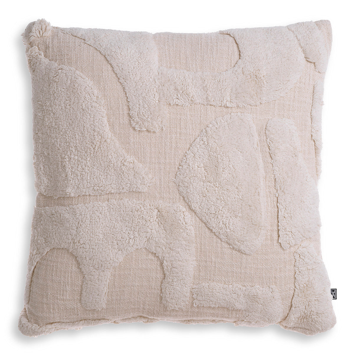 Off-White Cotton Cushion Menos | Cabothousefurniture.com