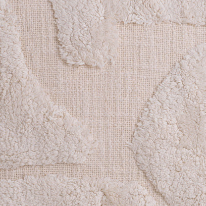Off-White Cotton Cushion Menos | Cabothousefurniture.com
