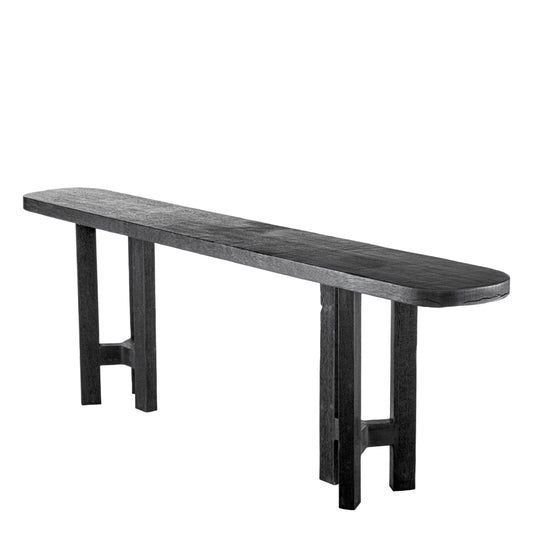 Black Meranti Console Table Libertine | Cabothousefurniture.com