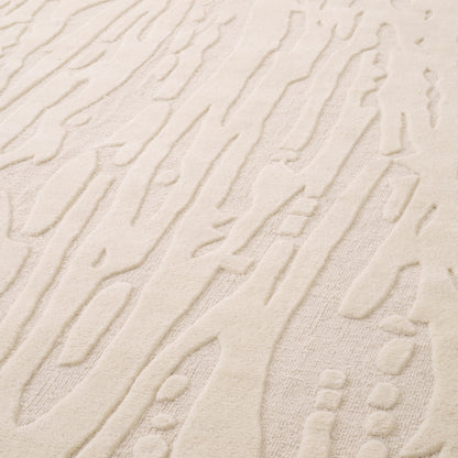 Hand-Tufted Cream Wool Carpet Zenon | Cabothousefurniture.com