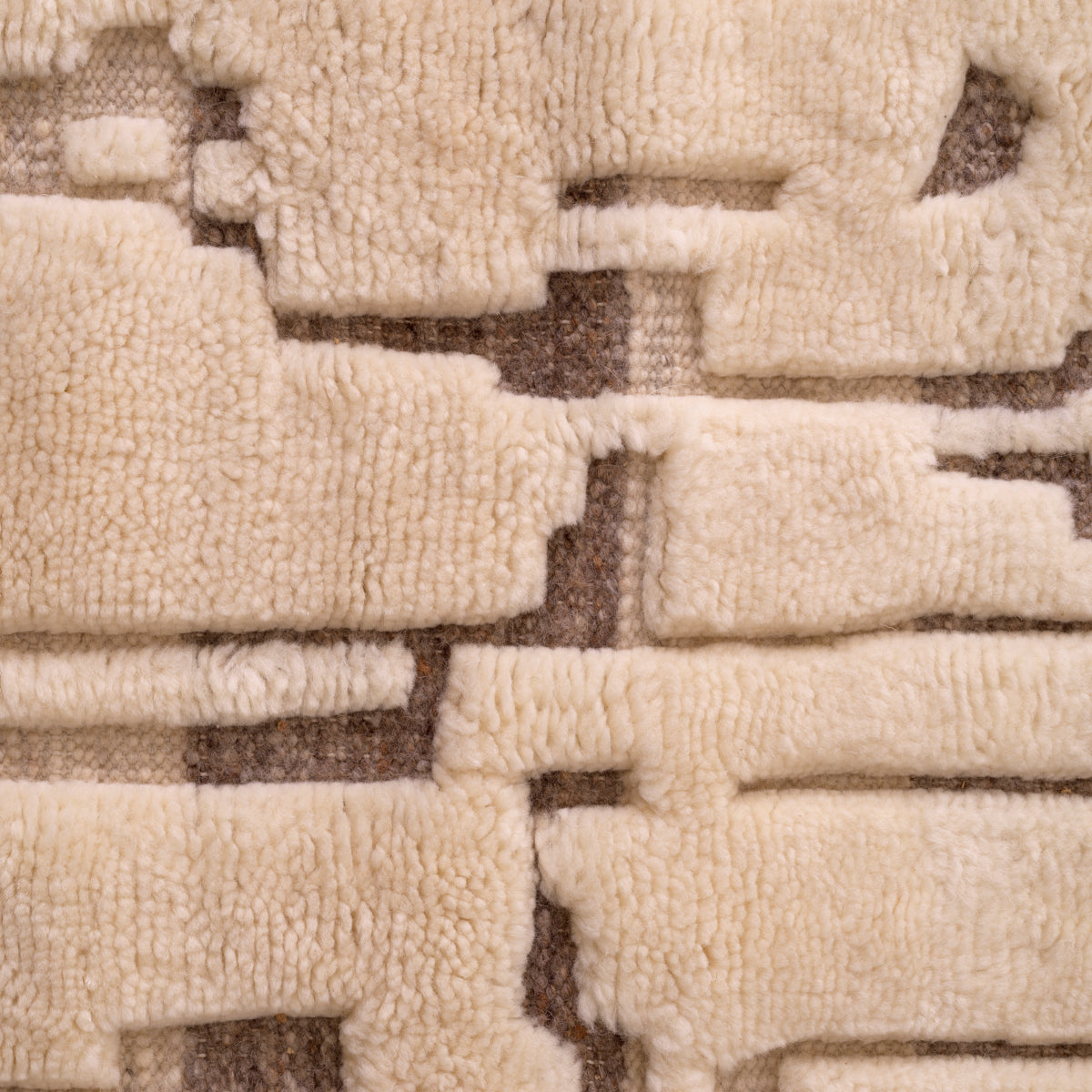 Knotted Cream Wool Carpet Eminence | Cabothousefurniture.com