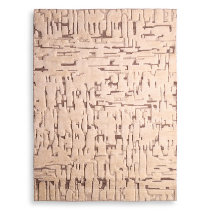 Knotted Cream Wool Carpet Eminence | Cabothousefurniture.com