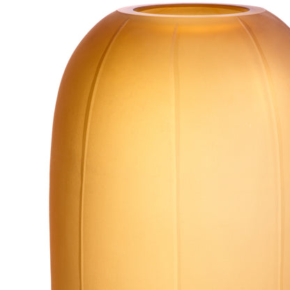 Amber Glass Bouquet Vase S Zenna | Cabothousefurniture.com