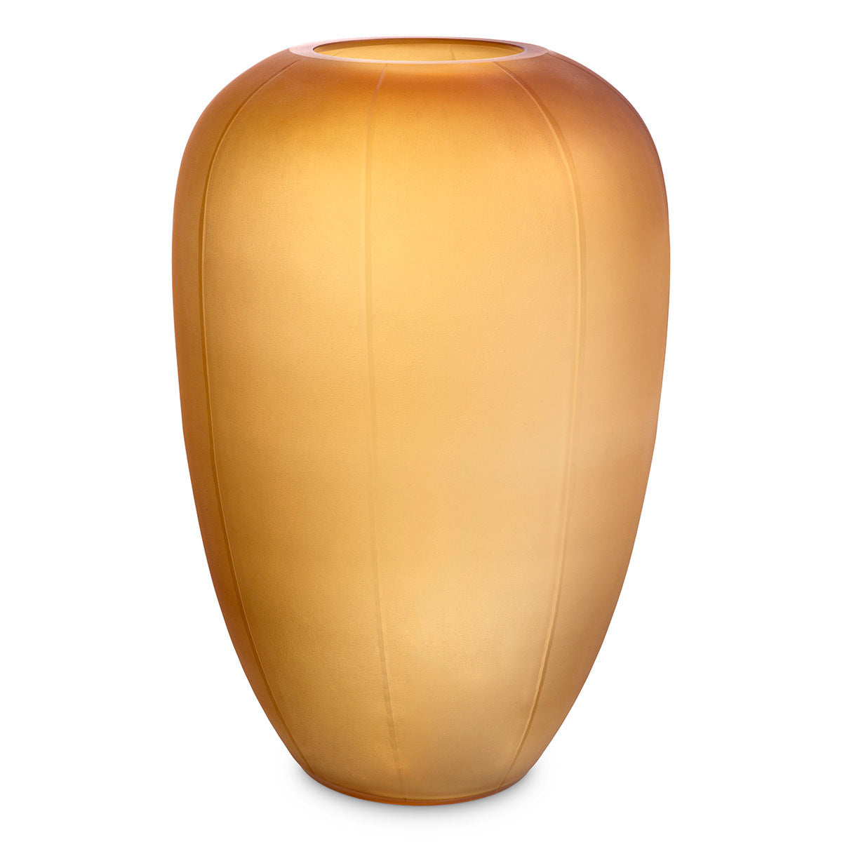 Amber Glass Bouquet Vase S Zenna | Cabothousefurniture.com