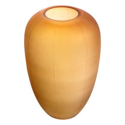 Amber Glass Bouquet Vase S Zenna | Cabothousefurniture.com