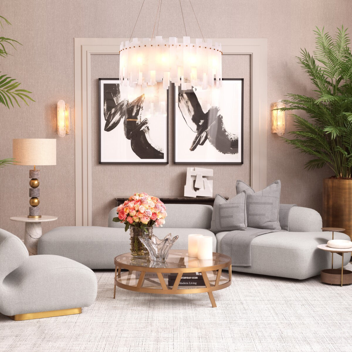 Gray Wool Luxury Plaid Rhoda | Cabothousefurniture.com