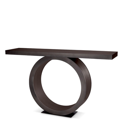 Oak Ring Console Table Odis | Cabothousefurniture.com