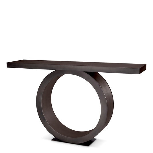 Oak Ring Console Table Odis | Cabothousefurniture.com