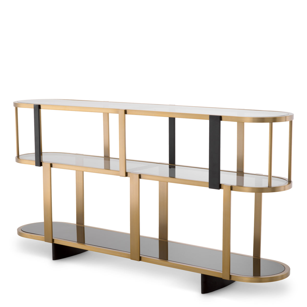 Antique Brass Low Cabinet Clio | Cabothousefurniture.com