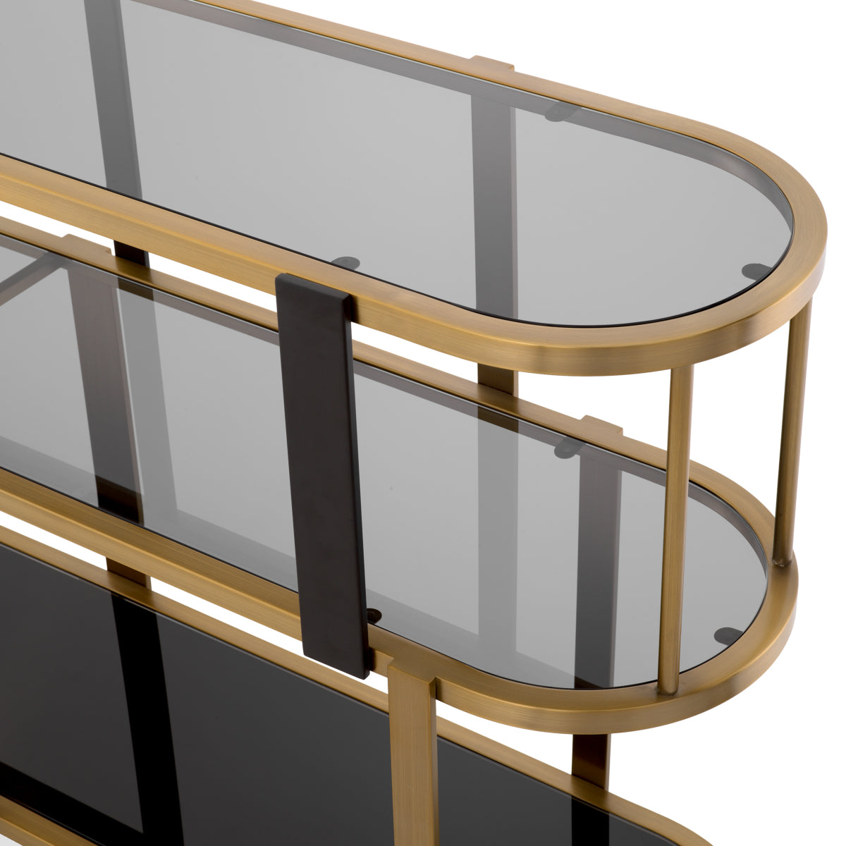 Antique Brass Low Cabinet Clio | Cabothousefurniture.com