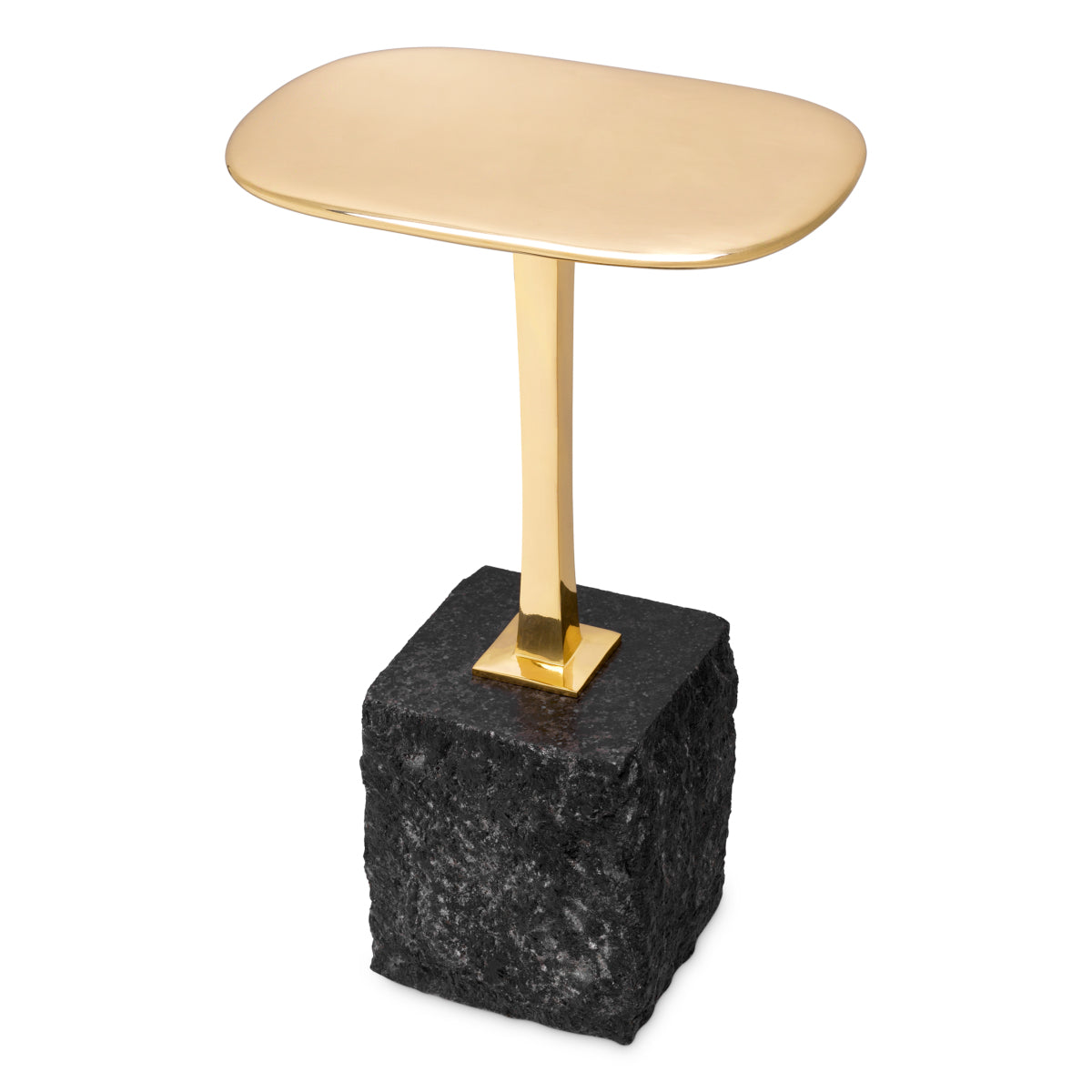 Gold Modern Side Table Kayan