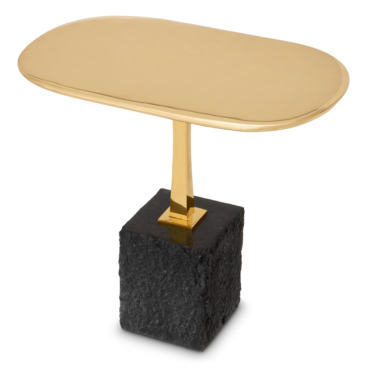Gold Modern Side Table Kayan