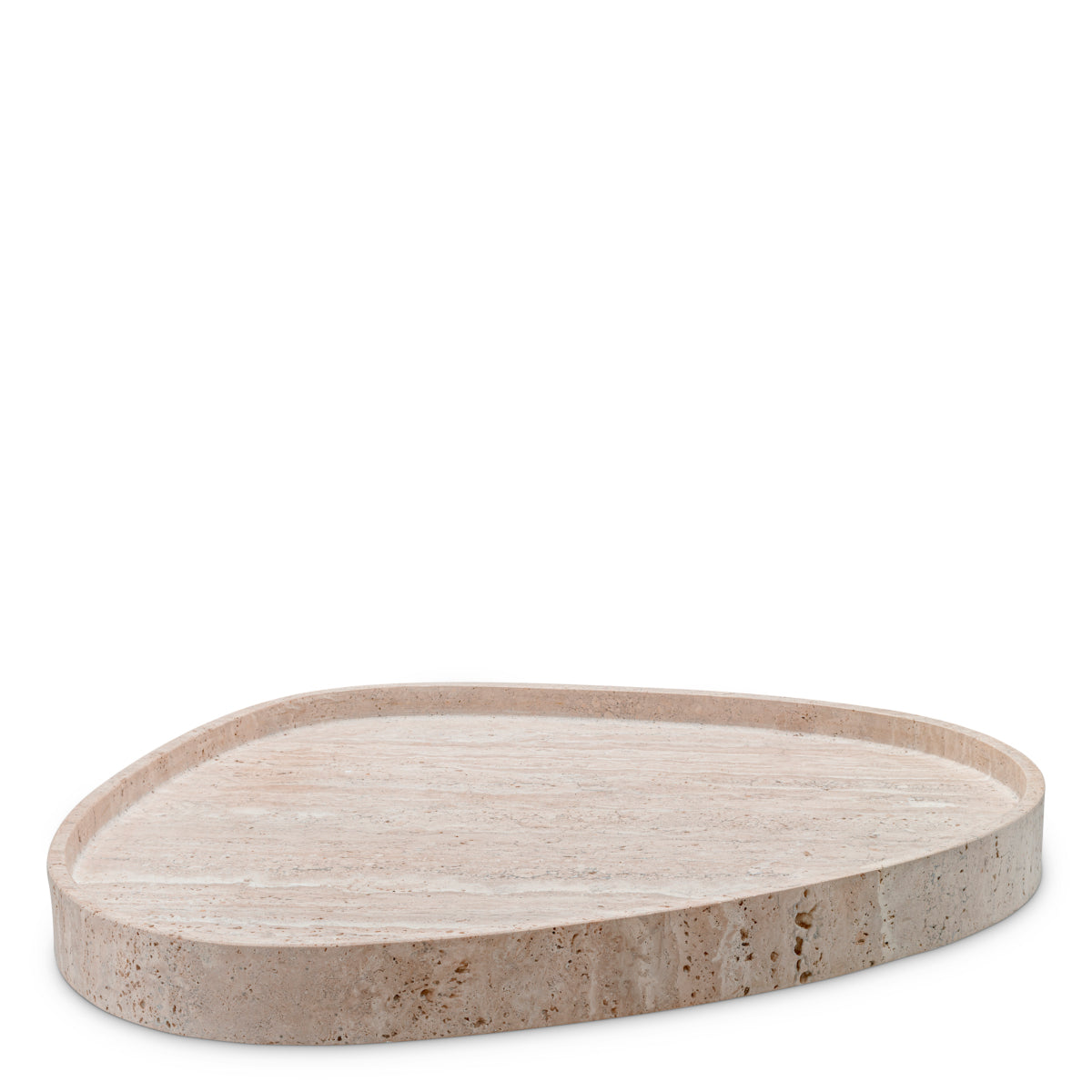 Beige Travertine Tray Arman | Cabothousefurniture.com