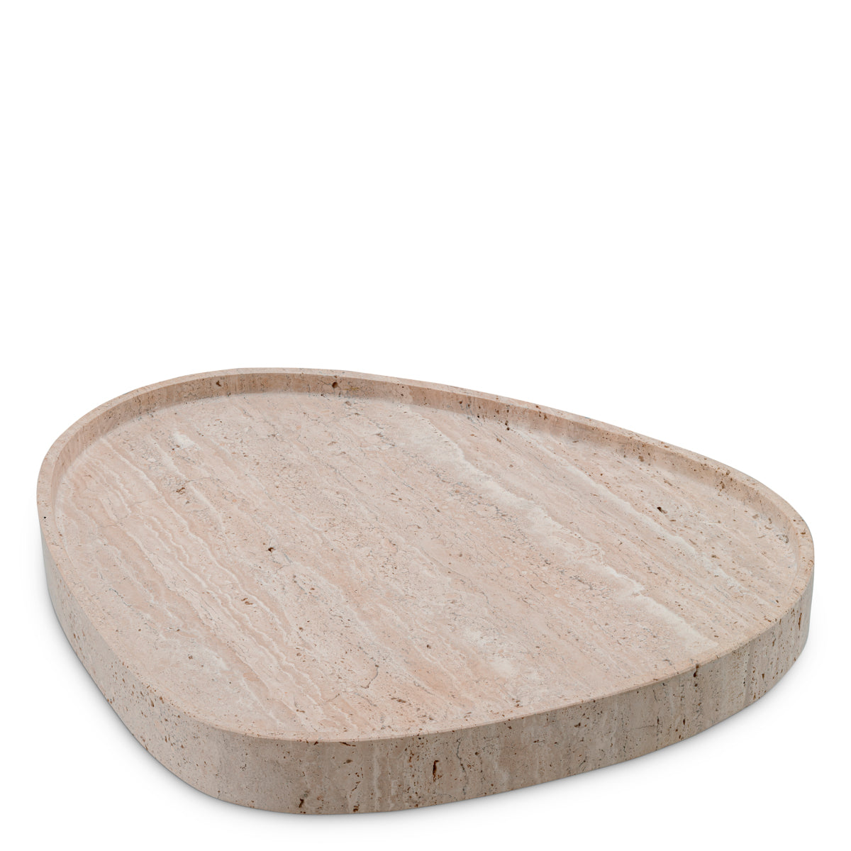 Beige Travertine Tray Arman | Cabothousefurniture.com