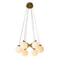 Alabaster Globes Chandelier Morro | Cabothousefurniture.com