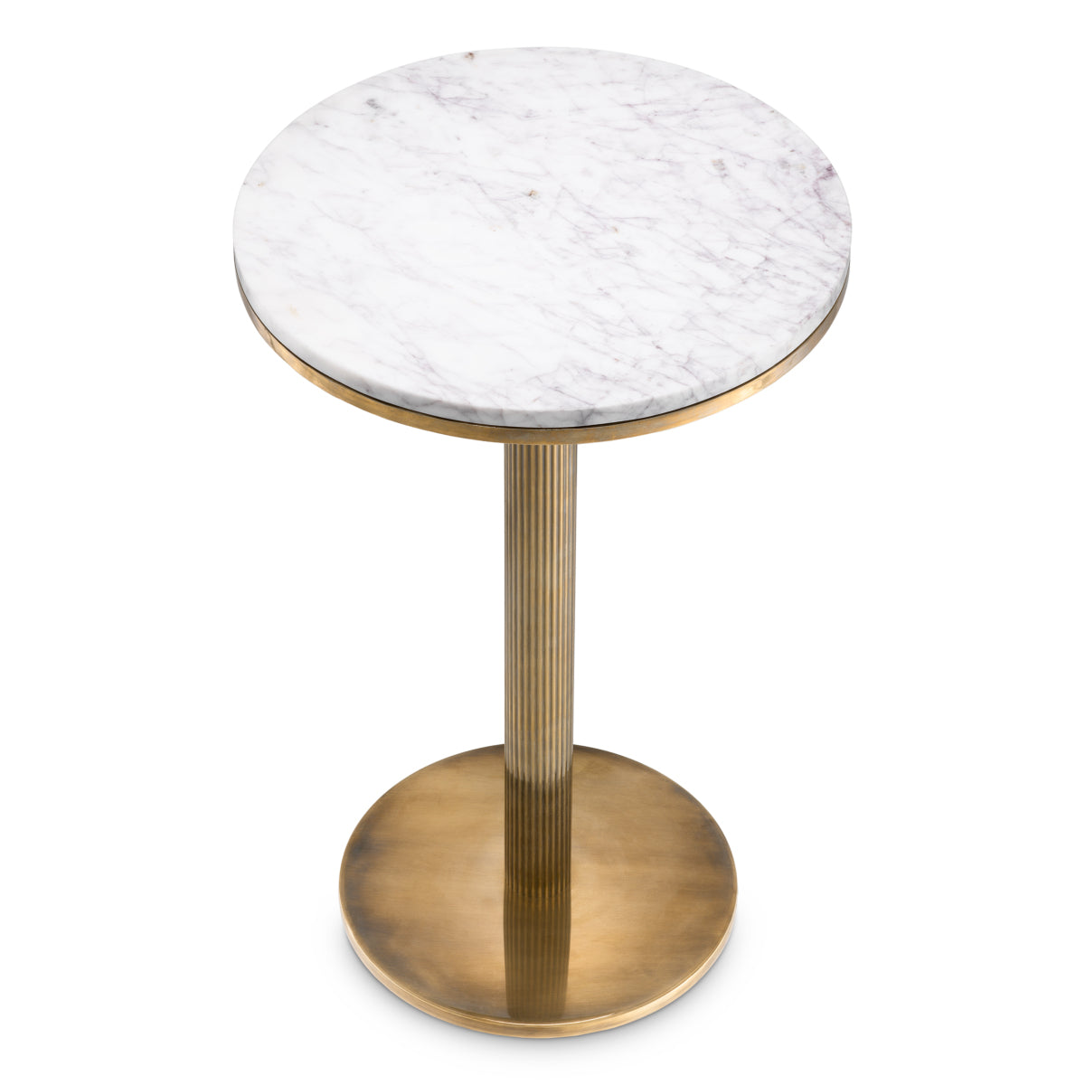 White Marble Side Table Tavolara | Cabothousefurniture.com