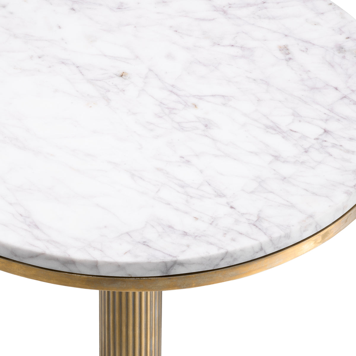 White Marble Side Table Tavolara | Cabothousefurniture.com