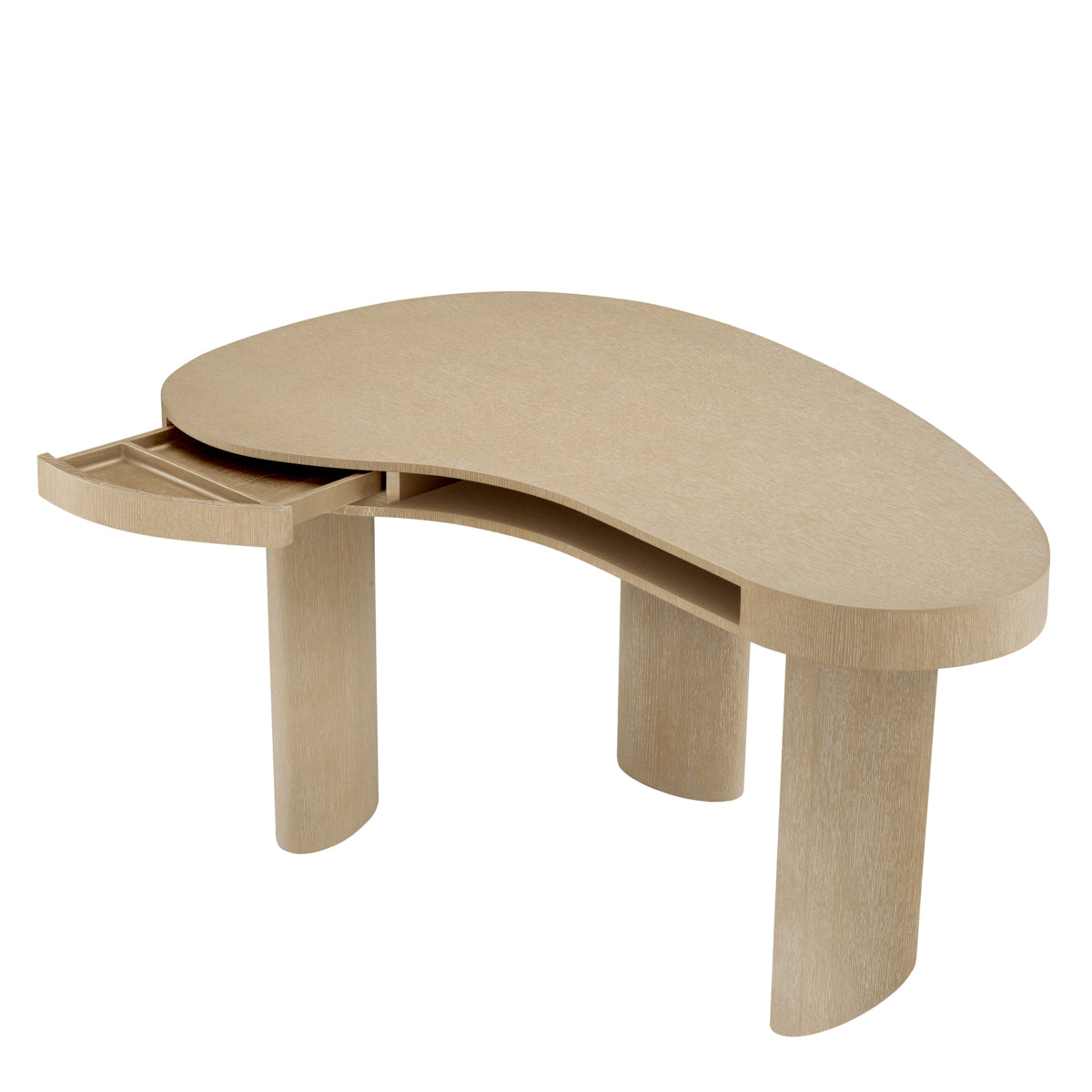 Free-Form Oak Desk Vence | Cabothousefurniture.com