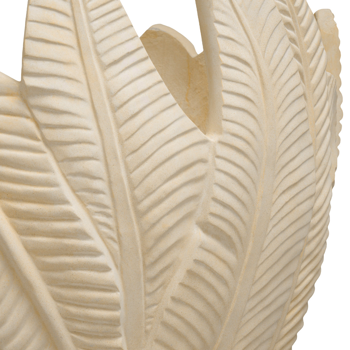 Outdoor Cream Leaf Planter Zanzibar | Cabothousefurniture.com