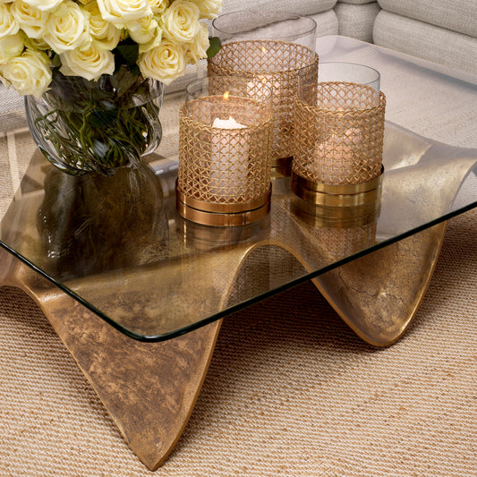 Wavy Vintage Coffee Table Angelico | Cabothousefurniture.com