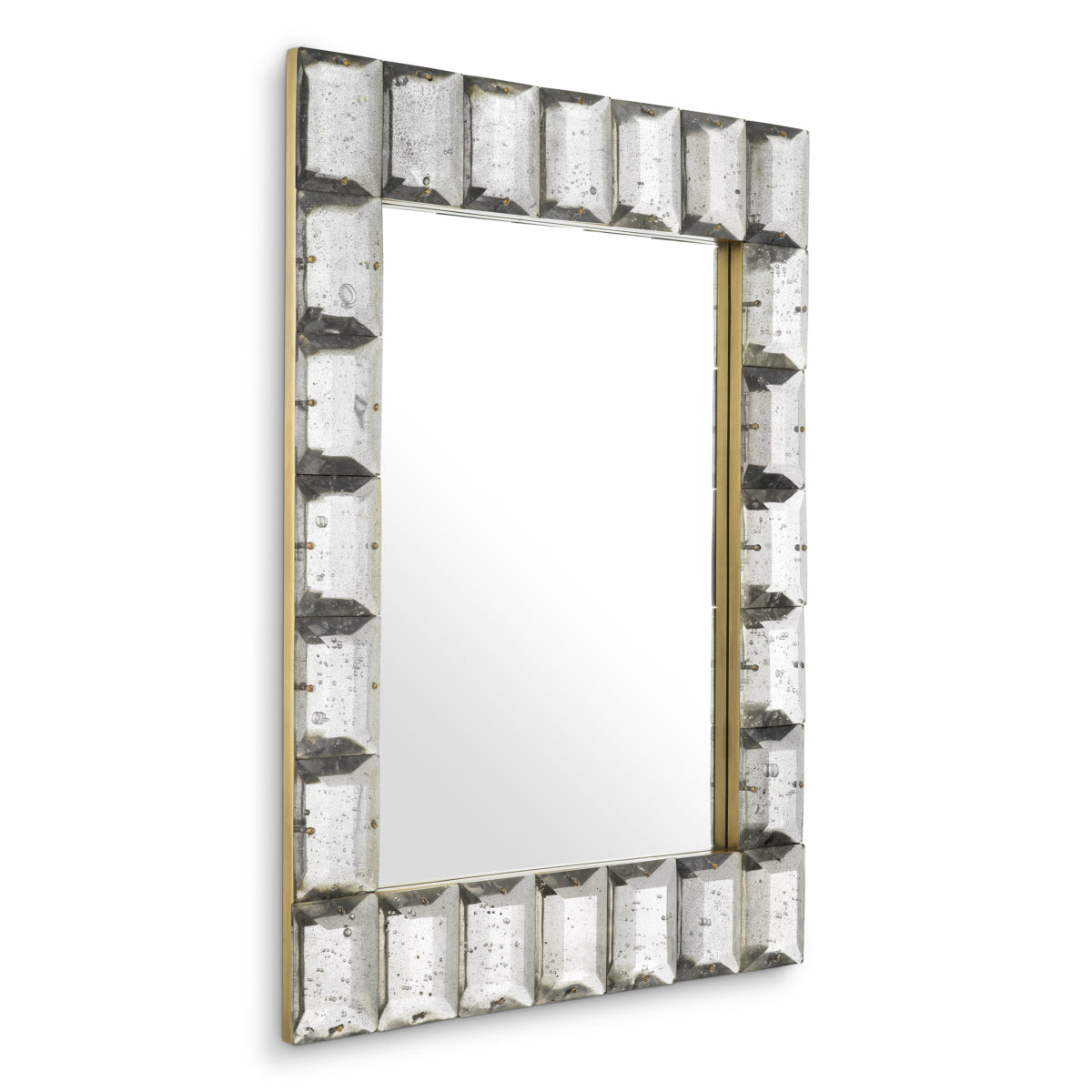 Gold Frame Wall Mirror Mariani | Cabothousefurniture.com