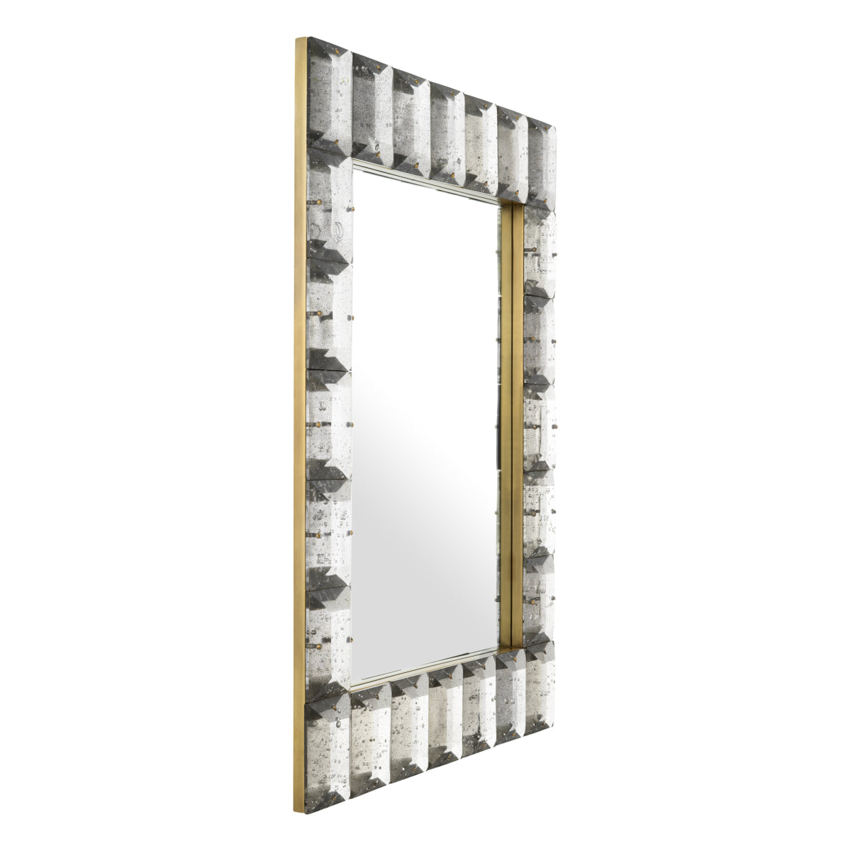 Gold Frame Wall Mirror Mariani | Cabothousefurniture.com