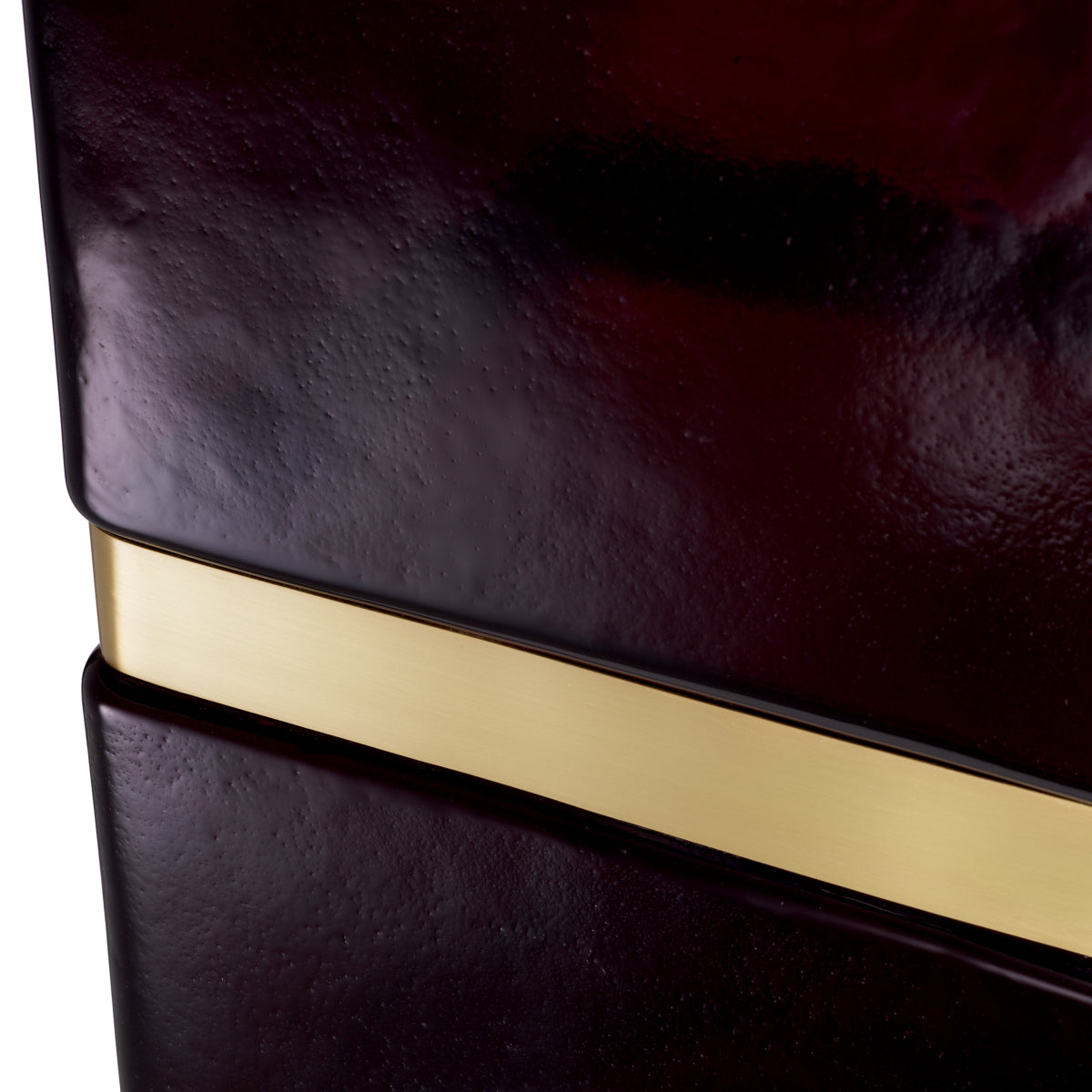 Black Glass Side Table Arturo | Cabothousefurniture.com