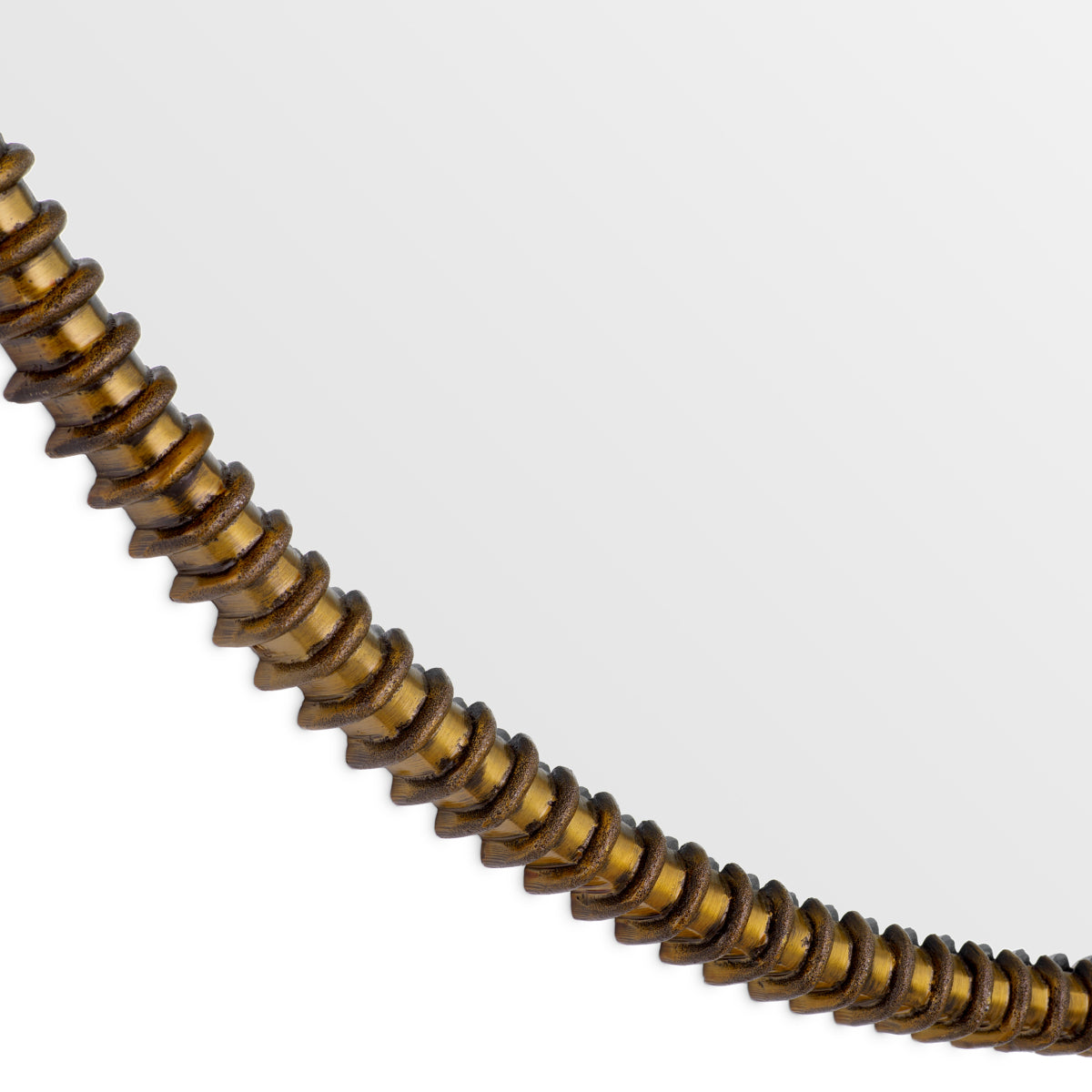 Round Vintage Brass Mirror Vezzola | Cabothousefurniture.com